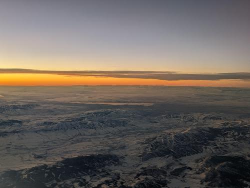 Over the mountains of Nevada U.S.