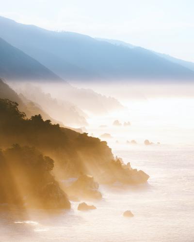 a morning in big sur