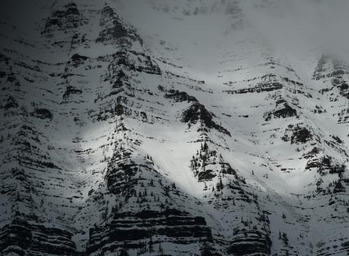 Snowy Ridgelines in Glacier National Park, MT.  @seanaimages