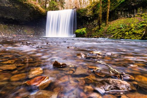 Beaver Falls in Clatskanie, Oregon