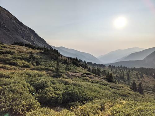 Early morning in the Collegiate Peaks