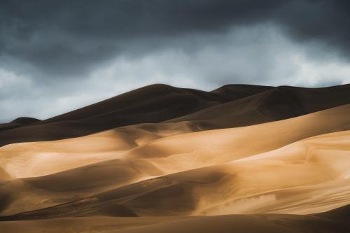 Passing light at Great Sand Dunes NP.