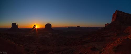 Magical Sunrise in Monument Valley