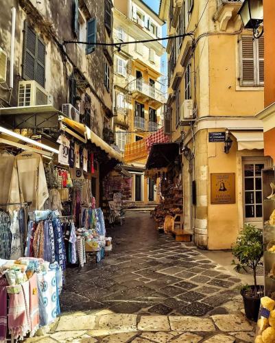 Visit Old Corfu Town in Corfu Greece - Palazzino Veneziano