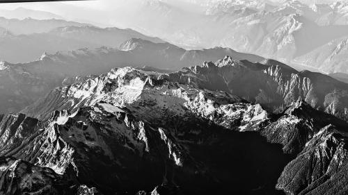 Mountains from above - BC -