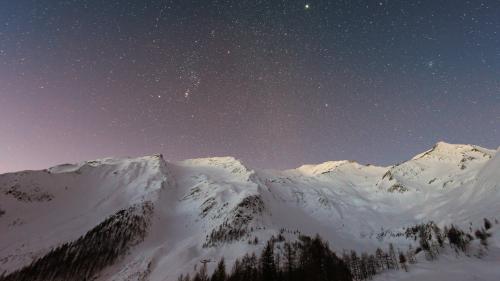 Snow Covered Mountains