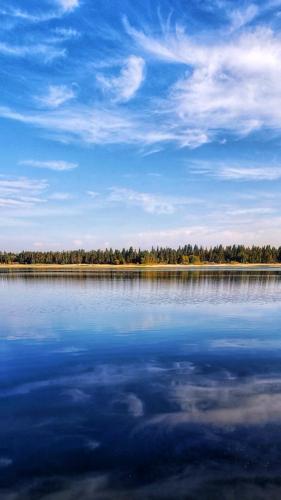 Perfect reflections at Lake Cascade, Boise Idaho!