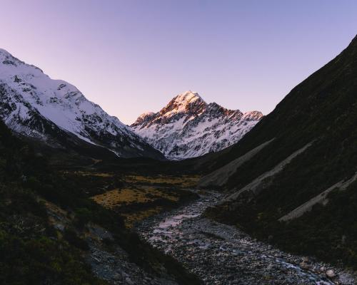 First Time in mount cook