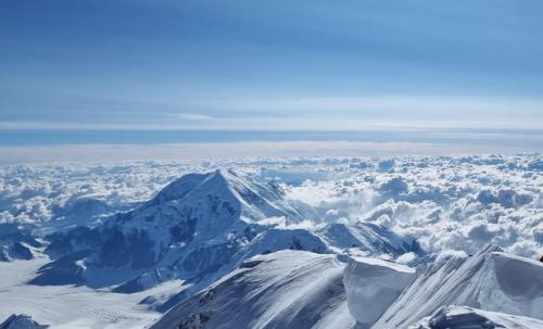 View from Denali summit