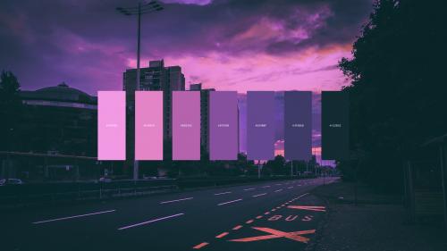 Purple Sky color palette