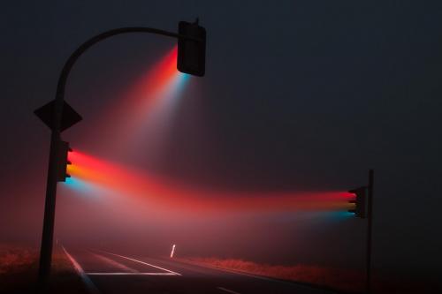 Night Traffic Lights