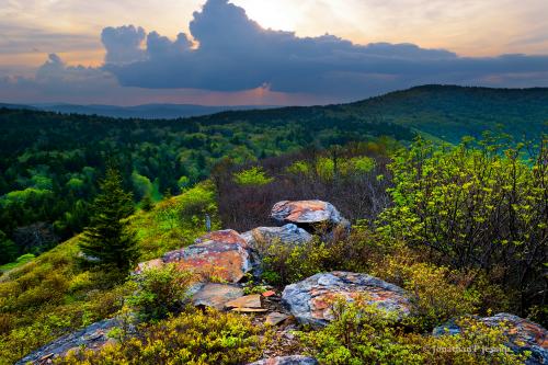 Allegheny wild ridges, WV USA