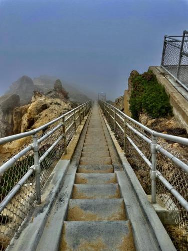 Foggy South Beach Point Reyes