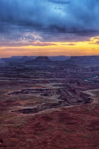 Sunset over Canyonlands NP, UT