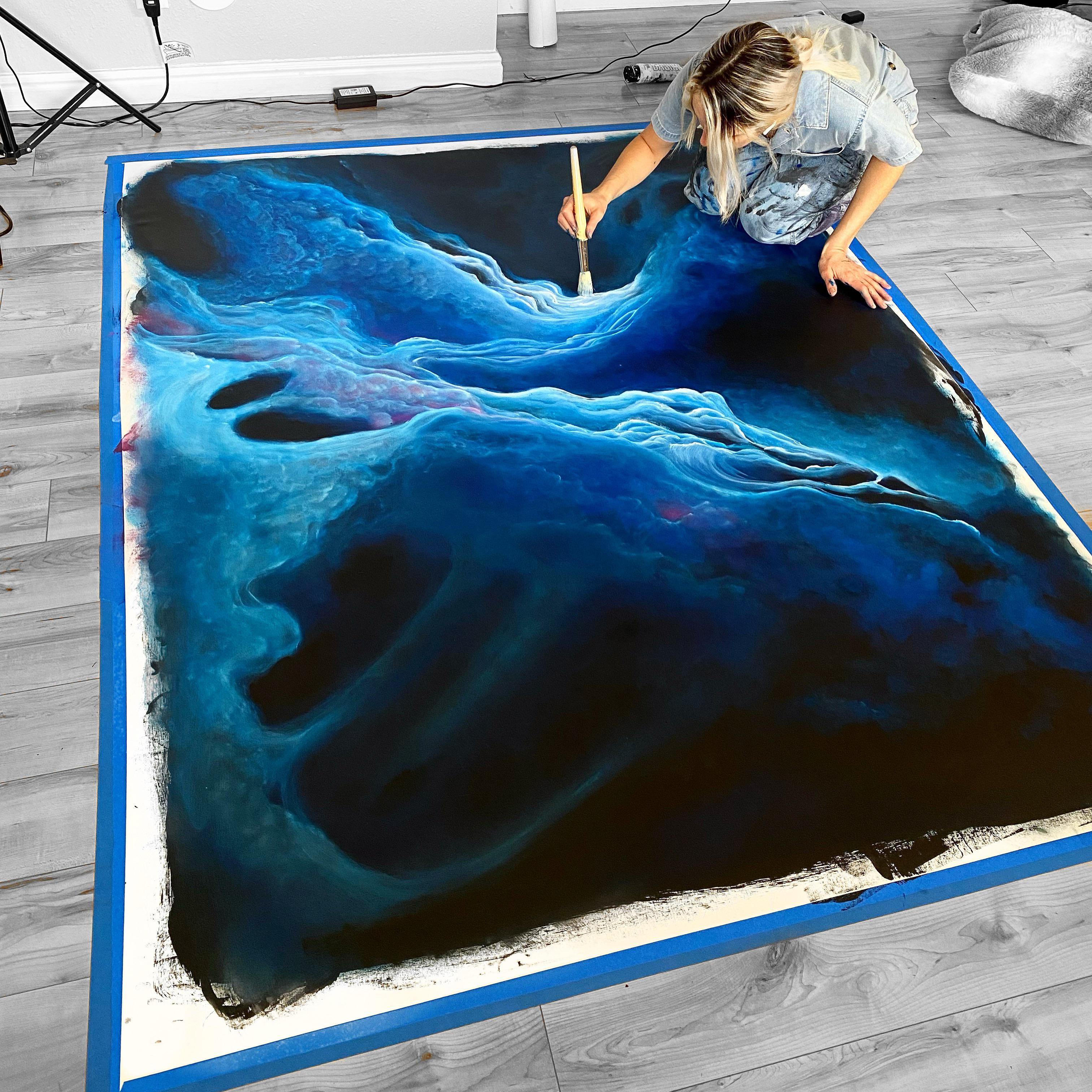 Working on something big. Creating the depths of space using space itself, OC