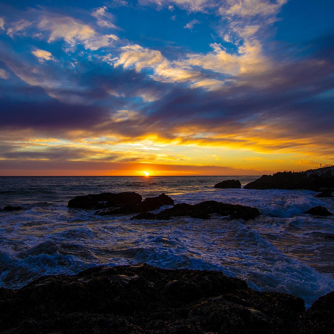 Beautiful Misty Sunset / Leo Carillo, CA