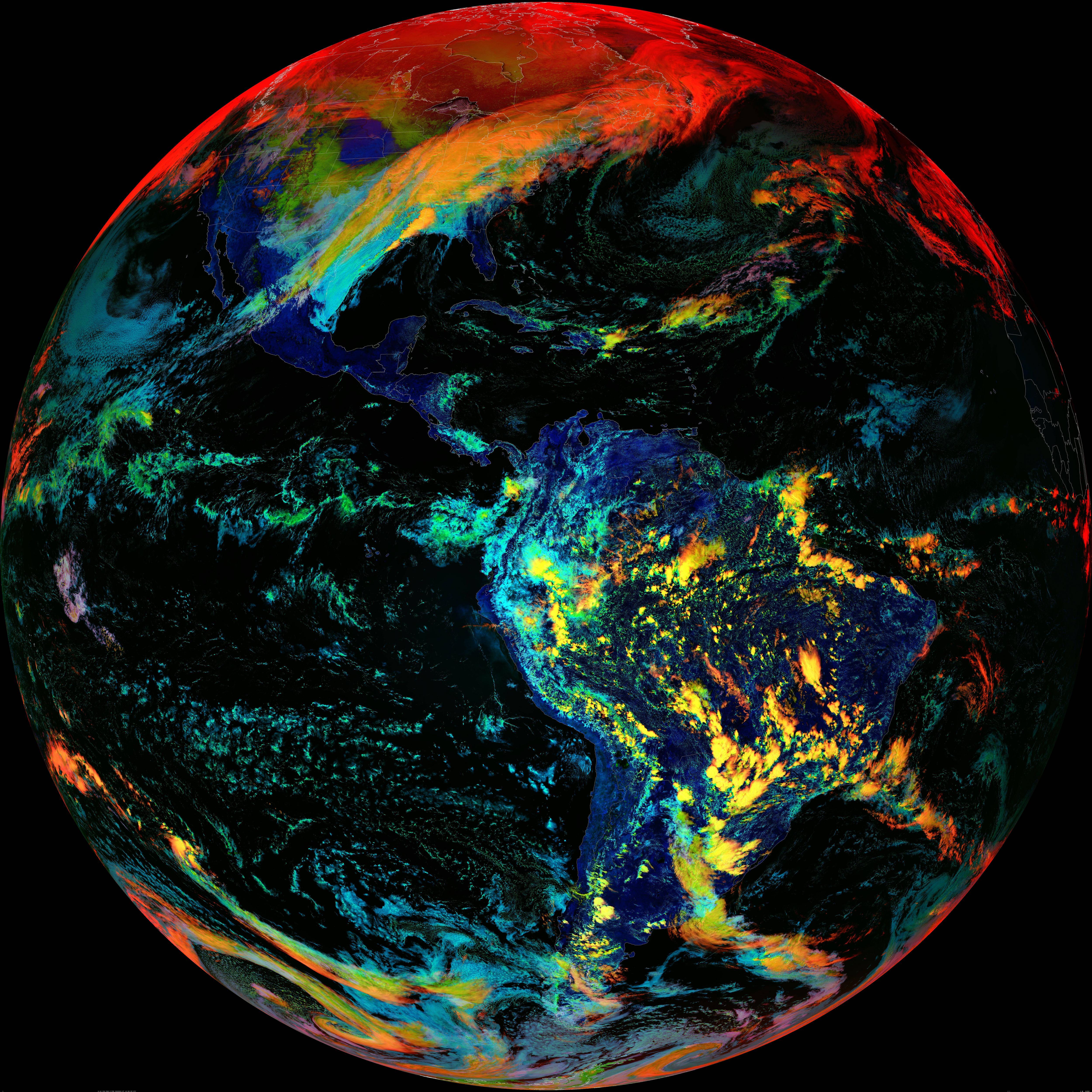 GOES produces some stunning and unusual images of our planet